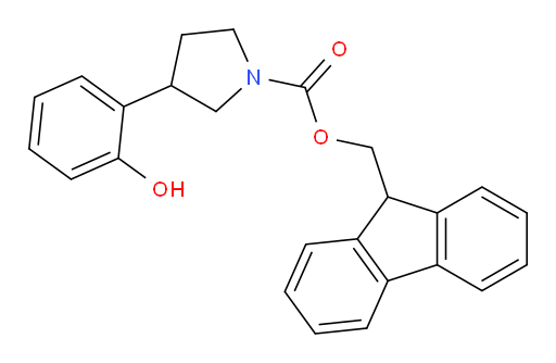 (9H-fluoren-9-yl)methyl 3-(2-hydroxyphenyl)pyrrolidine-1-carboxylate