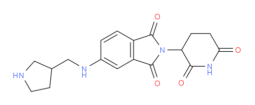 2-(2,6-dioxopiperidin-3-yl)-5-{[(pyrrolidin-3-yl)methyl]amino}-2,3-dihydro-1H-isoindole-1,3-dione