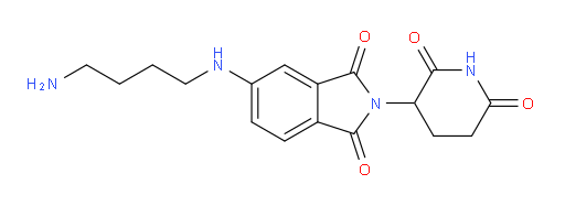5-[(4-aminobutyl)amino]-2-(2,6-dioxopiperidin-3-yl)-2,3-dihydro-1H-isoindole-1,3-dione