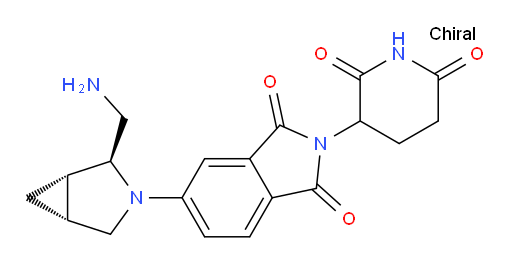 5-[(1S,2S,5R)-2-(aminomethyl)-3-azabicyclo[3.1.0]hexan-3-yl]-2-(2,6-dioxopiperidin-3-yl)-2,3-dihydro-1H-isoindole-1,3-dione