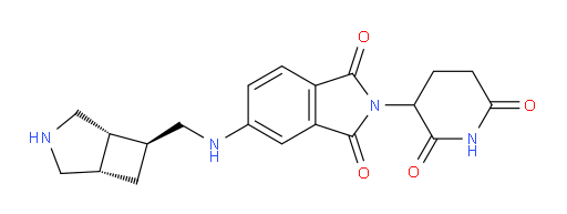 rac-5-({[(1R,5R,6R)-3-azabicyclo[3.2.0]heptan-6-yl]methyl}amino)-2-(2,6-dioxopiperidin-3-yl)-2,3-dihydro-1H-isoindole-1,3-dione