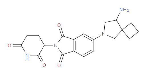 5-{8-amino-6-azaspiro[3.4]octan-6-yl}-2-(2,6-dioxopiperidin-3-yl)-2,3-dihydro-1H-isoindole-1,3-dione