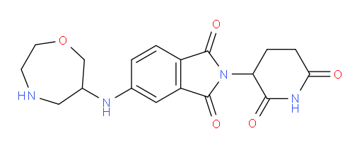 2-(2,6-dioxopiperidin-3-yl)-5-[(1,4-oxazepan-6-yl)amino]-2,3-dihydro-1H-isoindole-1,3-dione