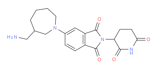 5-[3-(aminomethyl)azepan-1-yl]-2-(2,6-dioxopiperidin-3-yl)-2,3-dihydro-1H-isoindole-1,3-dione
