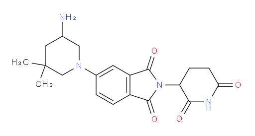 5-(5-amino-3,3-dimethylpiperidin-1-yl)-2-(2,6-dioxopiperidin-3-yl)-2,3-dihydro-1H-isoindole-1,3-dione