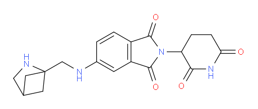 5-[({2-azabicyclo[2.1.1]hexan-1-yl}methyl)amino]-2-(2,6-dioxopiperidin-3-yl)-2,3-dihydro-1H-isoindole-1,3-dione