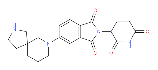 5-{2,7-diazaspiro[4.5]decan-7-yl}-2-(2,6-dioxopiperidin-3-yl)-2,3-dihydro-1H-isoindole-1,3-dione