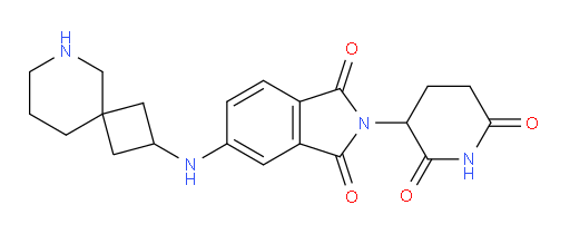 5-({6-azaspiro[3.5]nonan-2-yl}amino)-2-(2,6-dioxopiperidin-3-yl)-2,3-dihydro-1H-isoindole-1,3-dione