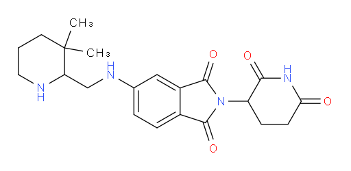 5-{[(3,3-dimethylpiperidin-2-yl)methyl]amino}-2-(2,6-dioxopiperidin-3-yl)-2,3-dihydro-1H-isoindole-1,3-dione