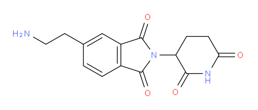 5-(2-aminoethyl)-2-(2,6-dioxopiperidin-3-yl)-2,3-dihydro-1H-isoindole-1,3-dione