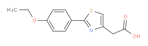 2-[2-(4-ethoxyphenyl)-1,3-thiazol-4-yl]acetic acid