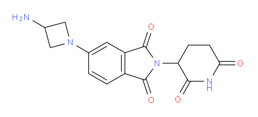 5-(3-aminoazetidin-1-yl)-2-(2,6-dioxopiperidin-3-yl)-2,3-dihydro-1H-isoindole-1,3-dione