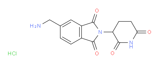 5-(aminomethyl)-2-(2,6-dioxopiperidin-3-yl)-2,3-dihydro-1H-isoindole-1,3-dione hydrochloride
