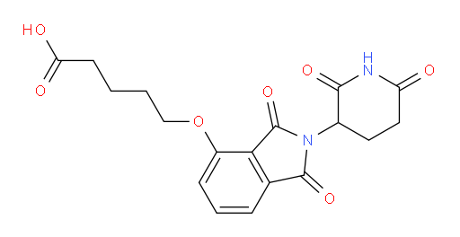 5-{[2-(2,6-dioxopiperidin-3-yl)-1,3-dioxo-2,3-dihydro-1H-isoindol-4-yl]oxy}pentanoic acid