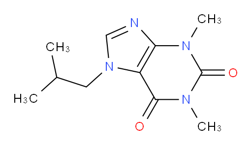 1,3-dimethyl-7-(2-methylpropyl)-2,3,6,7-tetrahydro-1H-purine-2,6-dione