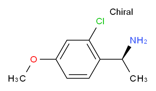 (1S)-1-(2-chloro-4-methoxyphenyl)ethan-1-amine