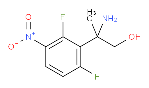 2-amino-2-(2,6-difluoro-3-nitrophenyl)propan-1-ol