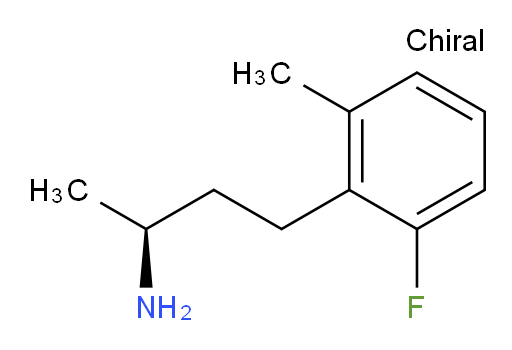 (2S)-4-(2-fluoro-6-methylphenyl)butan-2-amine
