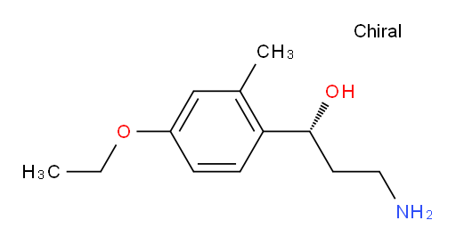 (1R)-3-amino-1-(4-ethoxy-2-methylphenyl)propan-1-ol