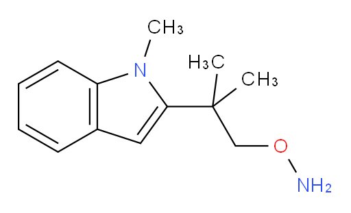 O-[2-methyl-2-(1-methyl-1H-indol-2-yl)propyl]hydroxylamine