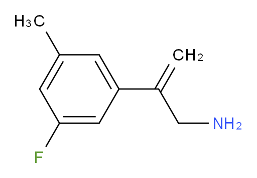 2-(3-fluoro-5-methylphenyl)prop-2-en-1-amine