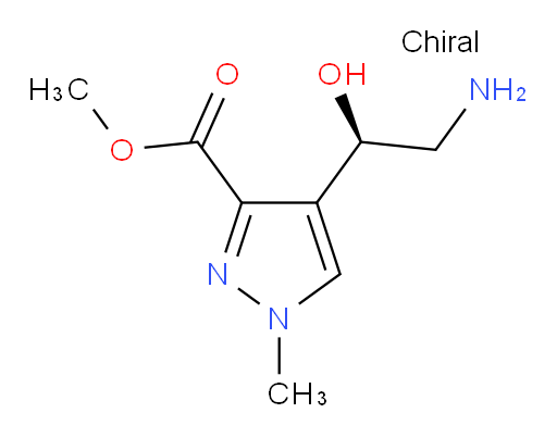 methyl 4-[(1R)-2-amino-1-hydroxyethyl]-1-methyl-1H-pyrazole-3-carboxylate