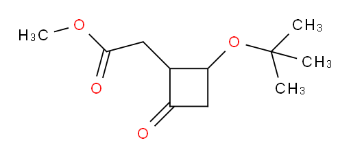 methyl 2-[2-(tert-butoxy)-4-oxocyclobutyl]acetate