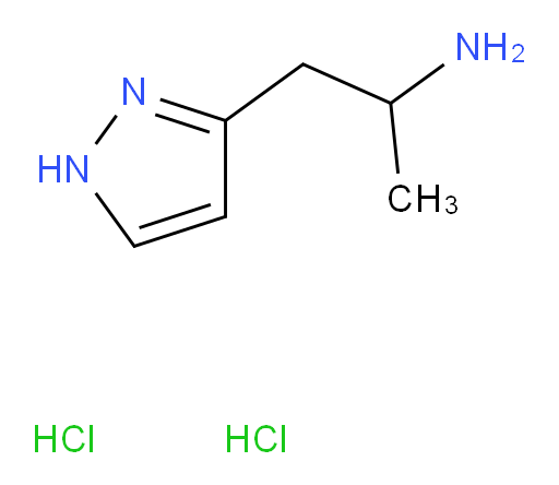 1-(1H-pyrazol-3-yl)propan-2-amine dihydrochloride