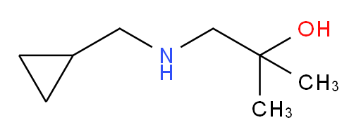 1-[(cyclopropylmethyl)amino]-2-methylpropan-2-ol