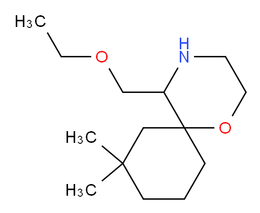 5-(ethoxymethyl)-8,8-dimethyl-1-oxa-4-azaspiro[5.5]undecane