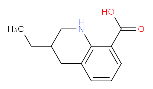 3-ethyl-1,2,3,4-tetrahydroquinoline-8-carboxylic acid