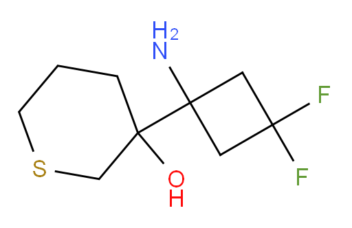 3-(1-amino-3,3-difluorocyclobutyl)thian-3-ol