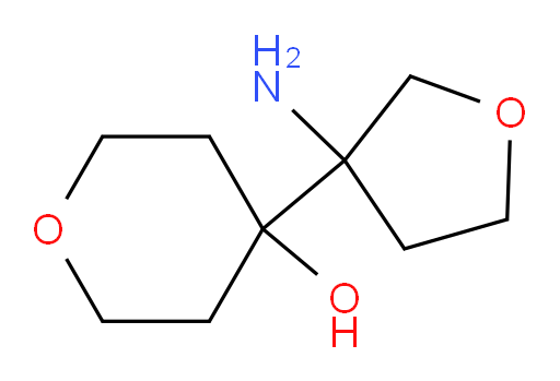 4-(3-aminooxolan-3-yl)oxan-4-ol