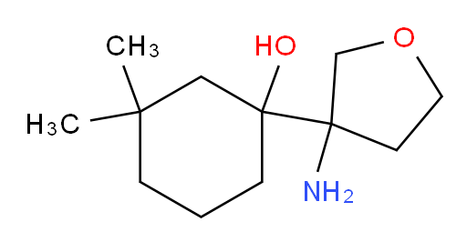 1-(3-aminooxolan-3-yl)-3,3-dimethylcyclohexan-1-ol