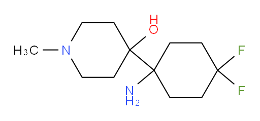 4-(1-amino-4,4-difluorocyclohexyl)-1-methylpiperidin-4-ol