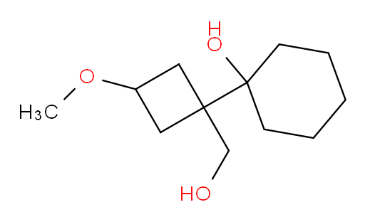 1-[1-(hydroxymethyl)-3-methoxycyclobutyl]cyclohexan-1-ol