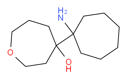 4-(1-aminocycloheptyl)oxepan-4-ol