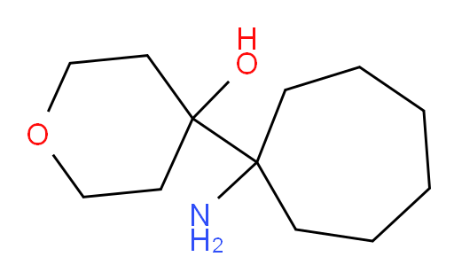 4-(1-aminocycloheptyl)oxan-4-ol