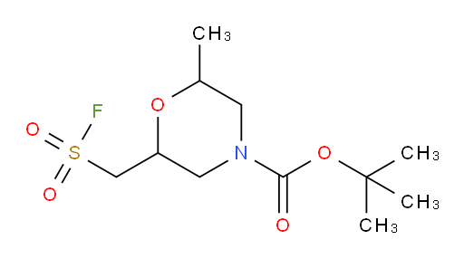 tert-butyl 2-[(fluorosulfonyl)methyl]-6-methylmorpholine-4-carboxylate