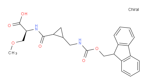 (2S)-2-({2-[({[(9H-fluoren-9-yl)methoxy]carbonyl}amino)methyl]cyclopropyl}formamido)-3-methoxypropanoic acid