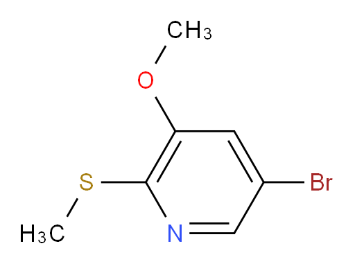 5-bromo-3-methoxy-2-(methylsulfanyl)pyridine