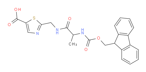 2-{[2-({[(9H-fluoren-9-yl)methoxy]carbonyl}amino)propanamido]methyl}-1,3-thiazole-5-carboxylic acid