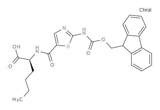 (2S)-2-{[2-({[(9H-fluoren-9-yl)methoxy]carbonyl}amino)-1,3-thiazol-5-yl]formamido}hexanoic acid