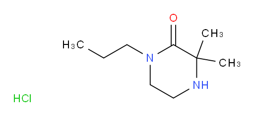 3,3-dimethyl-1-propylpiperazin-2-one hydrochloride