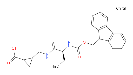 2-{[(2S)-2-({[(9H-fluoren-9-yl)methoxy]carbonyl}amino)butanamido]methyl}cyclopropane-1-carboxylic acid