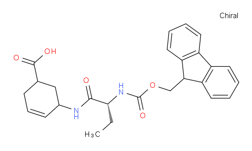 5-[(2R)-2-({[(9H-fluoren-9-yl)methoxy]carbonyl}amino)butanamido]cyclohex-3-ene-1-carboxylic acid