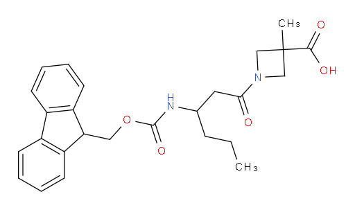 1-[3-({[(9H-fluoren-9-yl)methoxy]carbonyl}amino)hexanoyl]-3-methylazetidine-3-carboxylic acid
