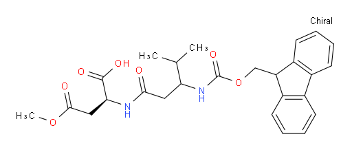 (2S)-2-[3-({[(9H-fluoren-9-yl)methoxy]carbonyl}amino)-4-methylpentanamido]-4-methoxy-4-oxobutanoic acid