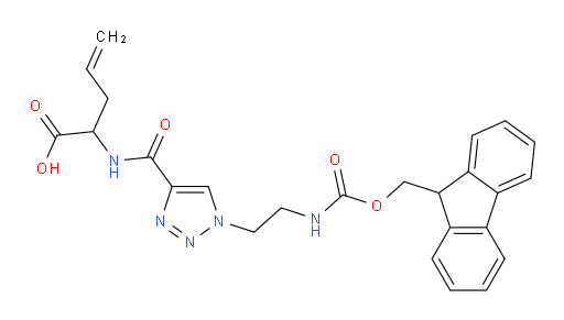 2-({1-[2-({[(9H-fluoren-9-yl)methoxy]carbonyl}amino)ethyl]-1H-1,2,3-triazol-4-yl}formamido)pent-4-enoic acid