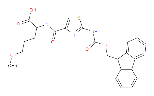 2-{[2-({[(9H-fluoren-9-yl)methoxy]carbonyl}amino)-1,3-thiazol-4-yl]formamido}-5-methoxypentanoic acid